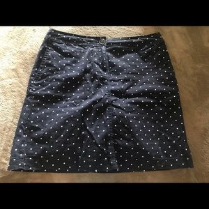 Navy Mini Skirt with Pockets